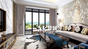 梦斓莎窗帘-现代时尚-M0815025-10A