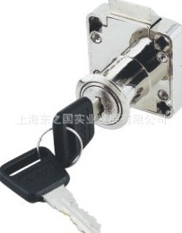 自锁抽屉锁