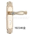 欧式奢华钻石锌合金门锁