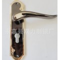 钛黑K金双色多功能机械门锁