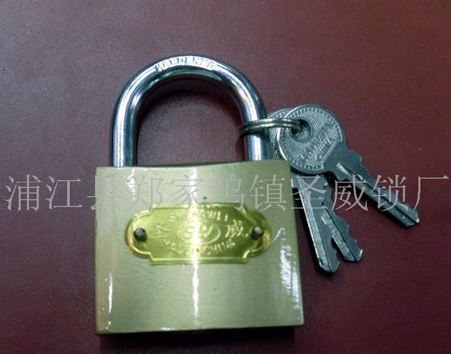 仿黄铜挂锁
