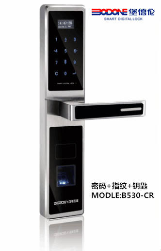 堡德伦防盗指纹锁厂家 家用电子指纹锁代理 防盗指纹密码锁加盟