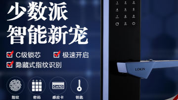 美国乐肯指纹锁6613