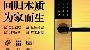 美国乐肯指纹锁6615