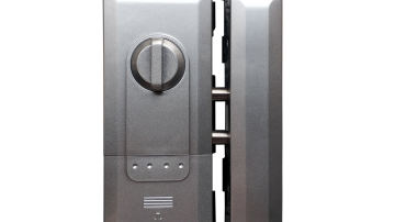 玻璃门专用指纹密码智能锁Facedoor