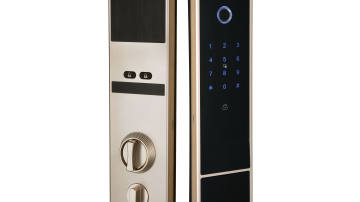 全自动超薄指纹密码家用防盗智能锁Facedoor