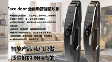 全自动指纹密码家用防盗智能锁Facedoor