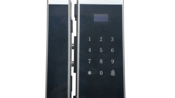 玻璃门专用指纹密码智能锁Facedoor