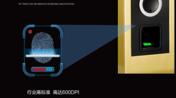 指纹密码家用防盗智能锁Face door