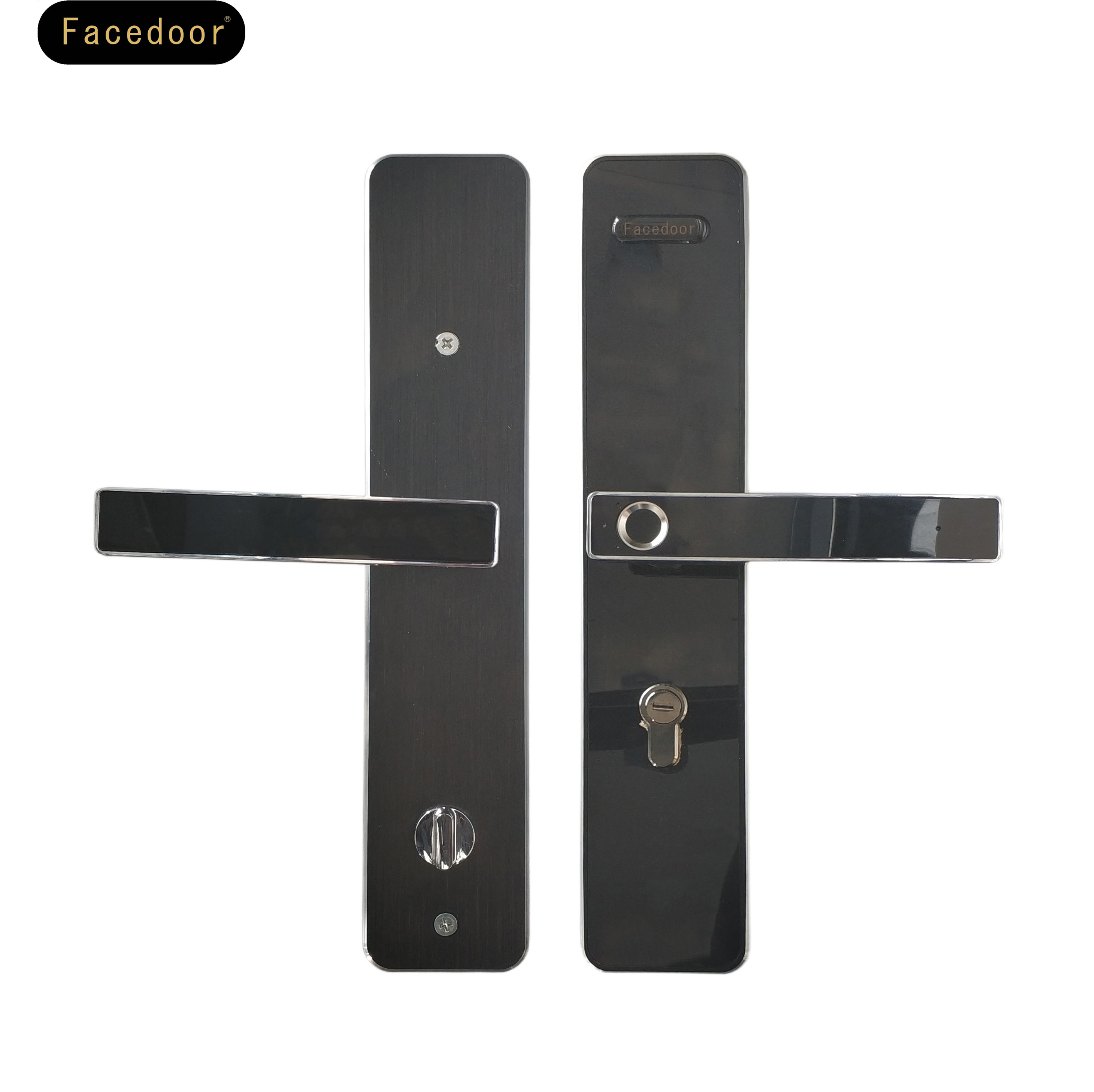 超薄指纹识别房门智能锁Face door