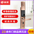 霸菱指纹锁招商加盟滑盖半导体指纹锁大门锁电子门锁ZF-26