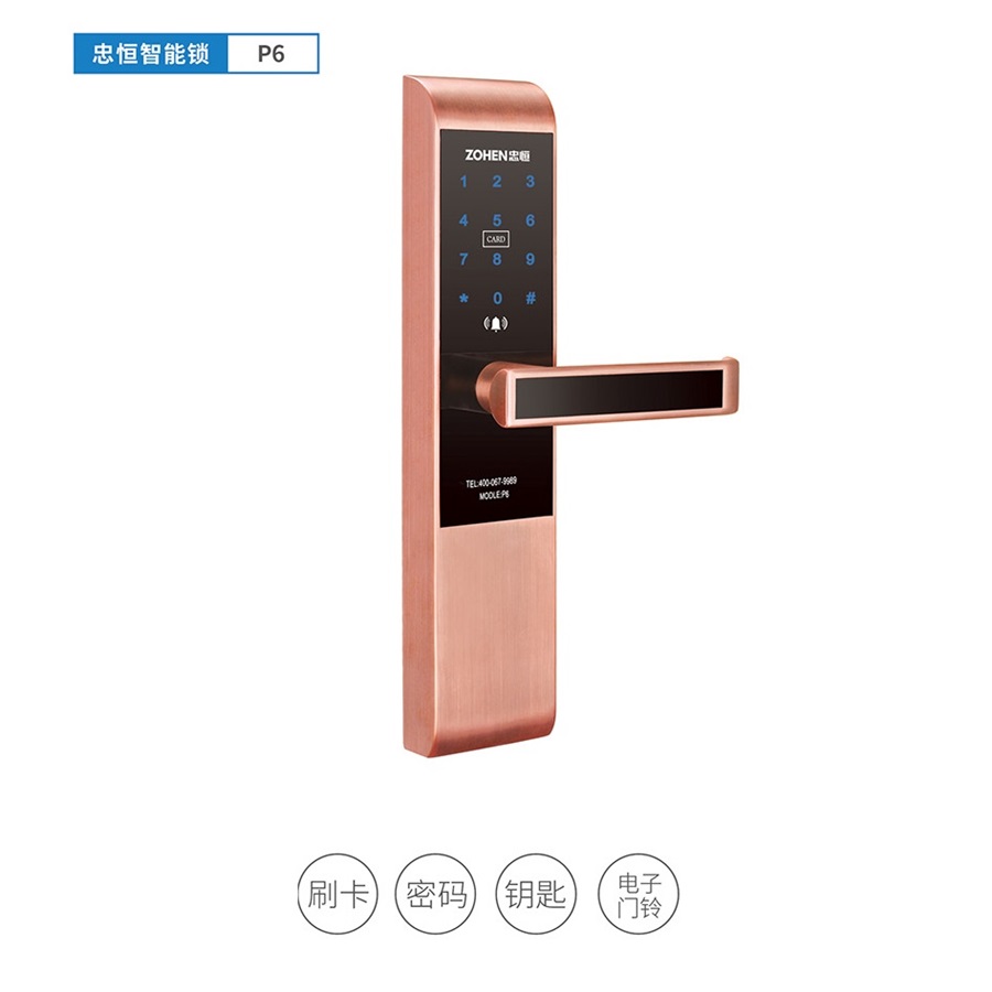 忠恒-智能锁系列P6