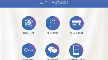 A1 易开智能锁 豪华智能锁 指纹感应锁