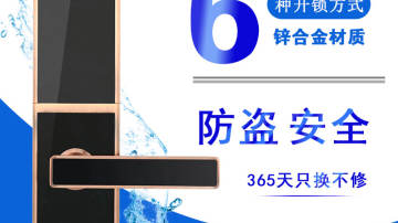 皇迪智能锁 家用指纹锁 防盗门锁密码锁 品牌皇迪