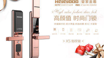 皇家金盾X5指纹锁
