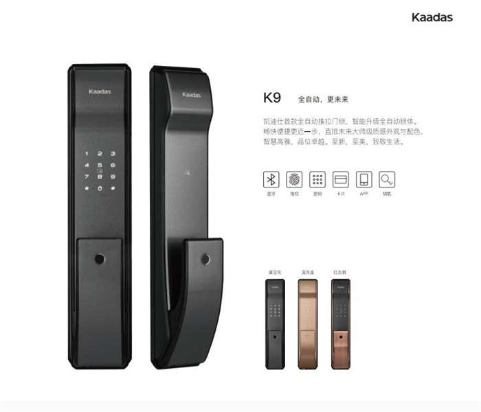 推拉系列智能锁-K9