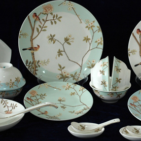 银凤陶瓷产品推荐-春雨餐茶具