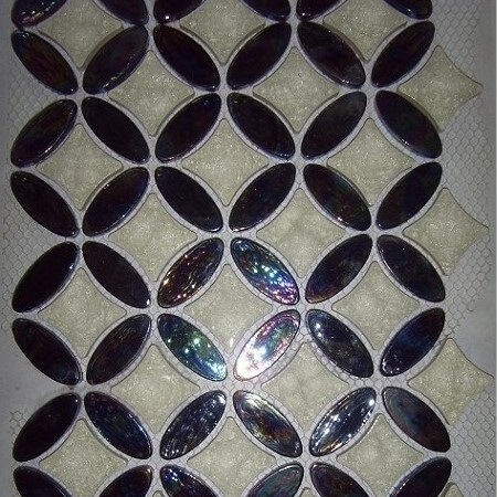 捷盟建材产品推荐-金钱币陶瓷裂纹马赛克KF50-103A