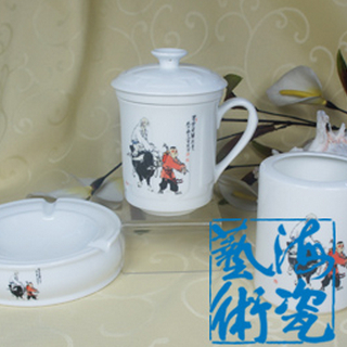 海瓷艺术产品推荐-老子出关YLBG-LZCG