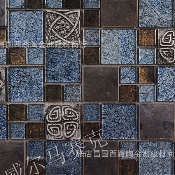 陶金洲建材产品推荐-磨边水晶马赛克AE-15