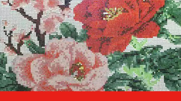 马赛克泳池拼图出现在千万泳池的成都天艺马赛克泳池拼图