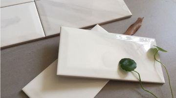 100x200 斜边爵士白 卡拉拉 釉面砖 厨房砖 卫浴砖 小瓷片