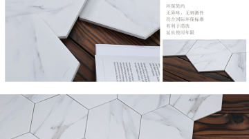 230x200爵士白六角砖 耐磨砖 仿古砖 防滑砖 厨房砖 地砖 墙砖