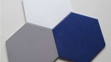230x200彩色六角砖 仿古砖 耐磨砖 内墙砖 地砖