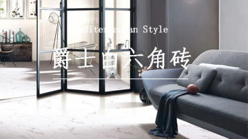 230x200爵士白六角砖 耐磨砖 仿古砖 防滑砖 厨房砖 地砖 墙砖