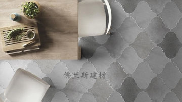 300x300水泥灰灯笼砖仿古耐磨防滑北欧简约背景墙砖小地砖