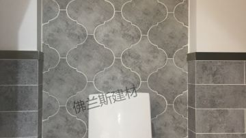 300x300古堡灰灯笼砖仿古防滑耐磨背景墙砖小地砖瓷砖