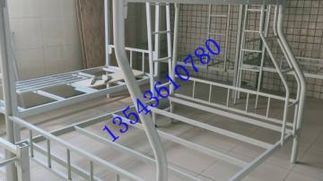 深圳上下铺铁架床工地用铁架床子母床公寓床厂家批发直销