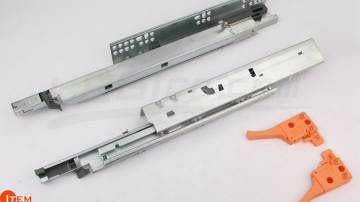 餐厅家具品牌LEGI 隐藏导轨儿童家具全拉出内置阻尼路轨钢珠