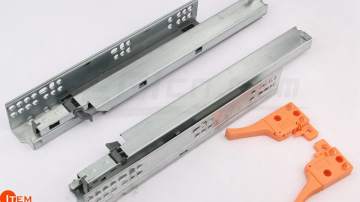 餐厅家具品牌LEGI 隐藏导轨儿童家具全拉出内置阻尼路轨钢珠