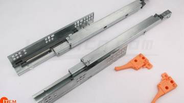 餐厅家具品牌LEGI 隐藏导轨儿童家具全拉出内置阻尼路轨钢珠