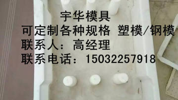 找保定宇华模具各种规格尺寸水利工程盖板模具 盖板塑料模具价格