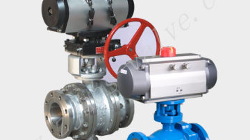 气动法兰固定式球阀-气动阀门厂家-华尔士自控仪表