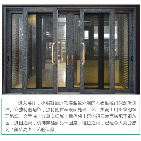 美萨尊尚·悬浮共生220系列推拉门整体外观