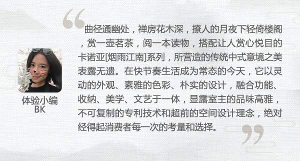 家居热线 卡诺亚 新中式 烟雨江南 陈碧淇BK