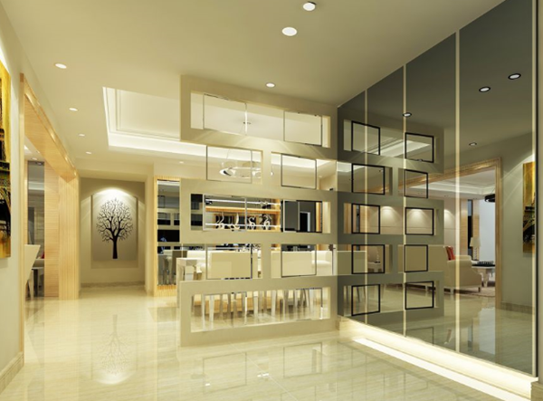 玻璃隔断效果图展示