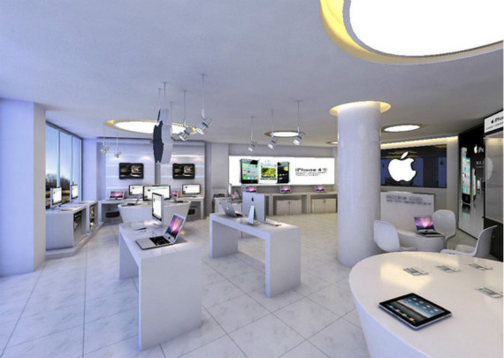 2014手机店面装修效果图欣赏