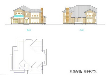 独栋别墅户型图欣赏
