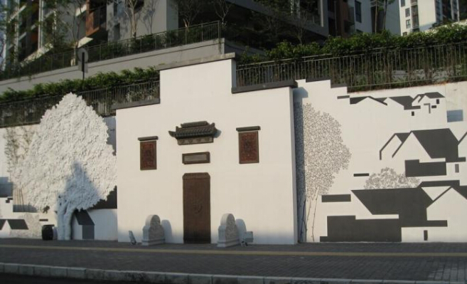 室外墙体彩绘图片集锦 室外墙体彩绘图片集锦