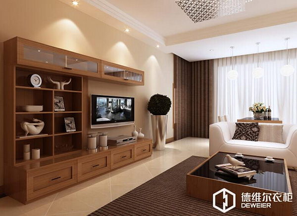 德维尔衣柜效果图
