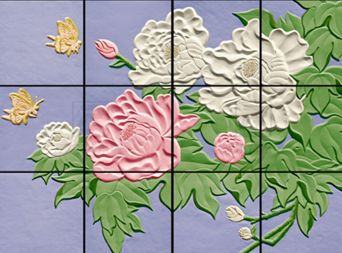 浮雕背景墙效果图展示