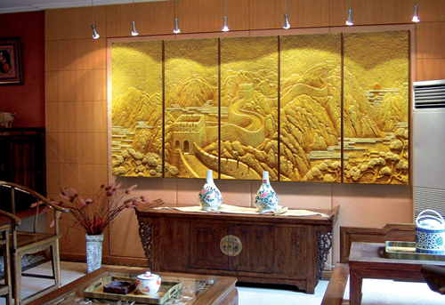 浮雕背景墙效果图展示