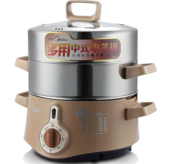 美的电蒸锅使用方法