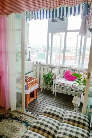 精选阳台窗帘图片赏析