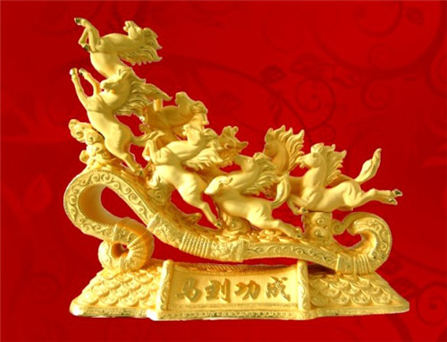 绒沙金工艺品图片欣赏 绒沙金工艺品图片欣赏