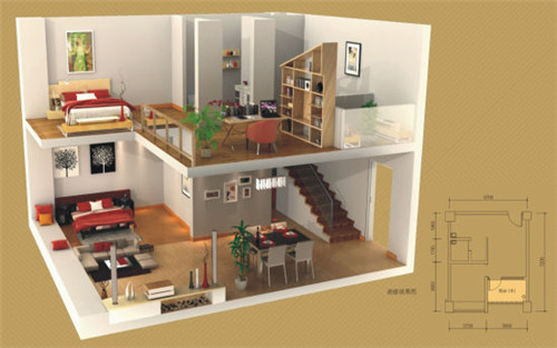 最新loft户型图片精选